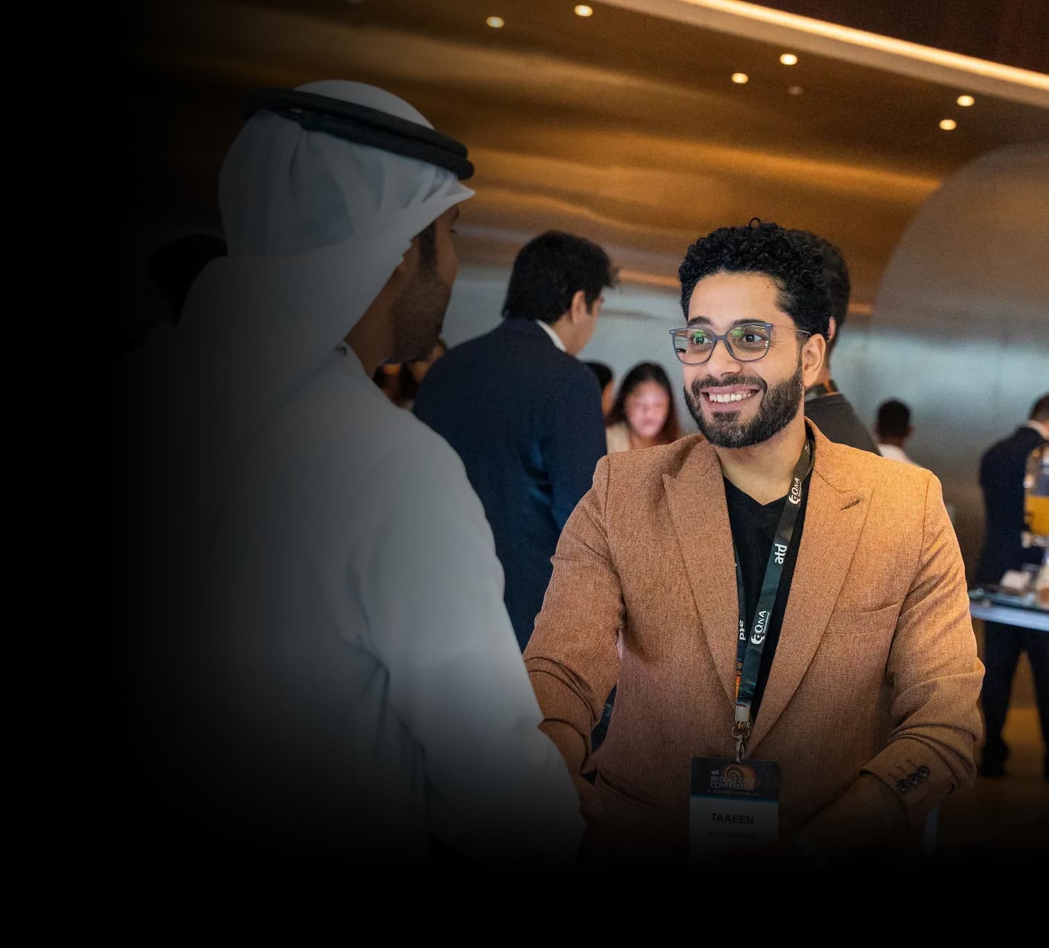 Anas Elshora on stage